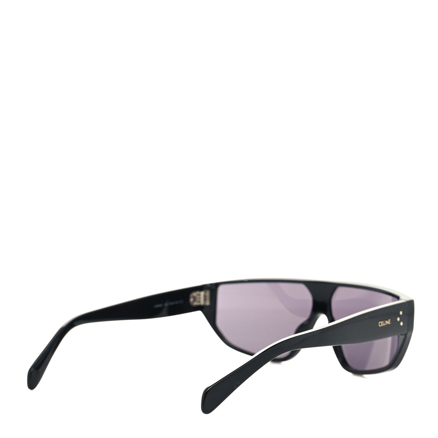 Celine Acetate Rectangle Sunglasses CL401951 Black 4 of 8