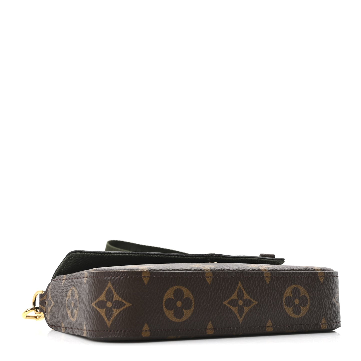 Monogram Felicie Strap & Go Kaki