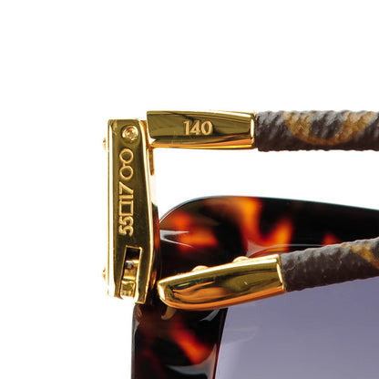 Louis Vuitton Monogram Charlotte Z0629W Sunglasses Dark Tortoise 5 of 7
