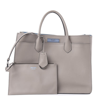 Prada City Calfskin Etiquette Tote Pomice Astra 1 of 10