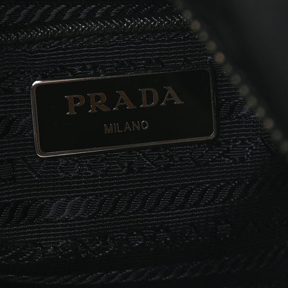 Prada Tessuto Nylon Saffiano Shopping Tote Black 6 of 11