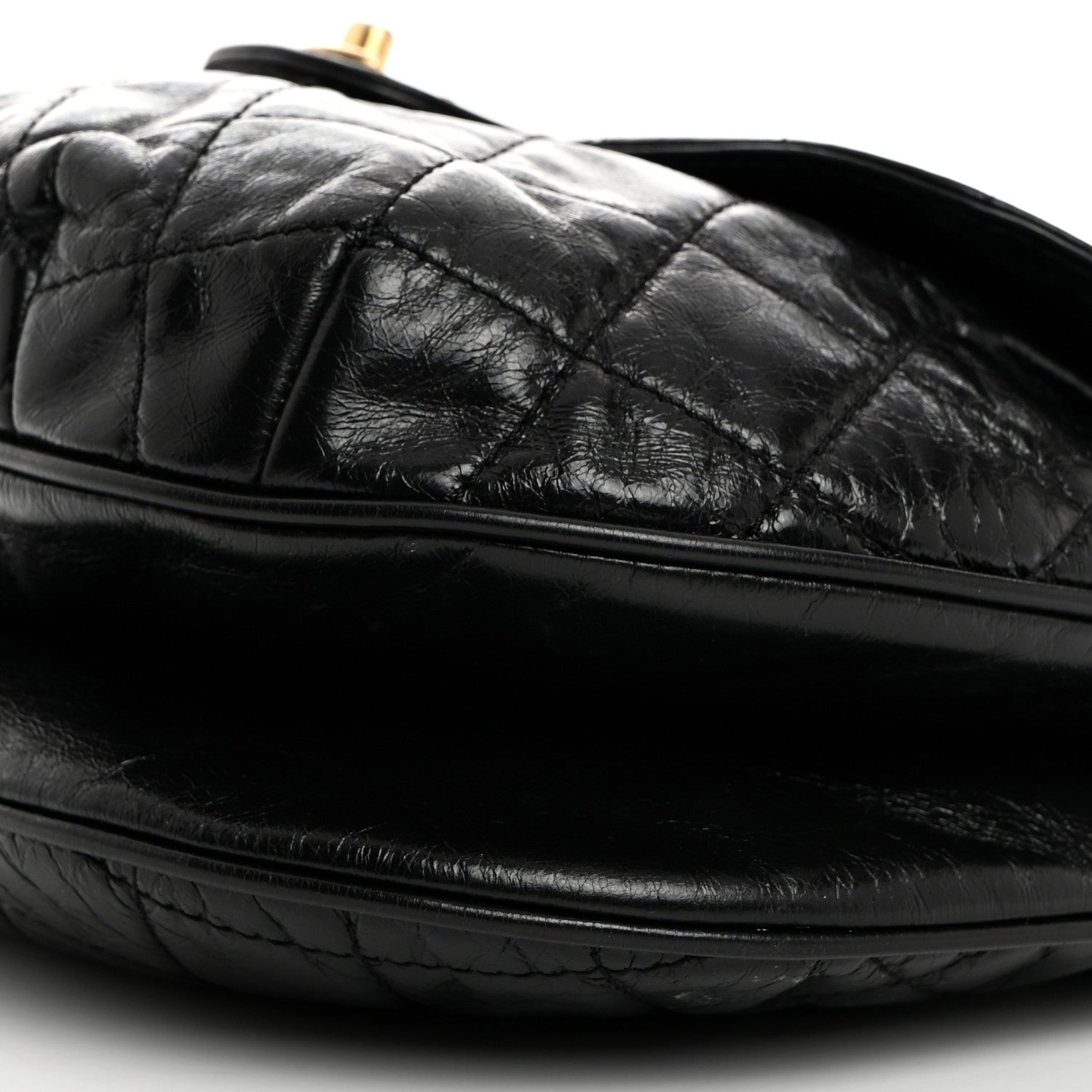 Chanel Calfskin Quilted Medium Bubble CC Flap Black 10 of 10