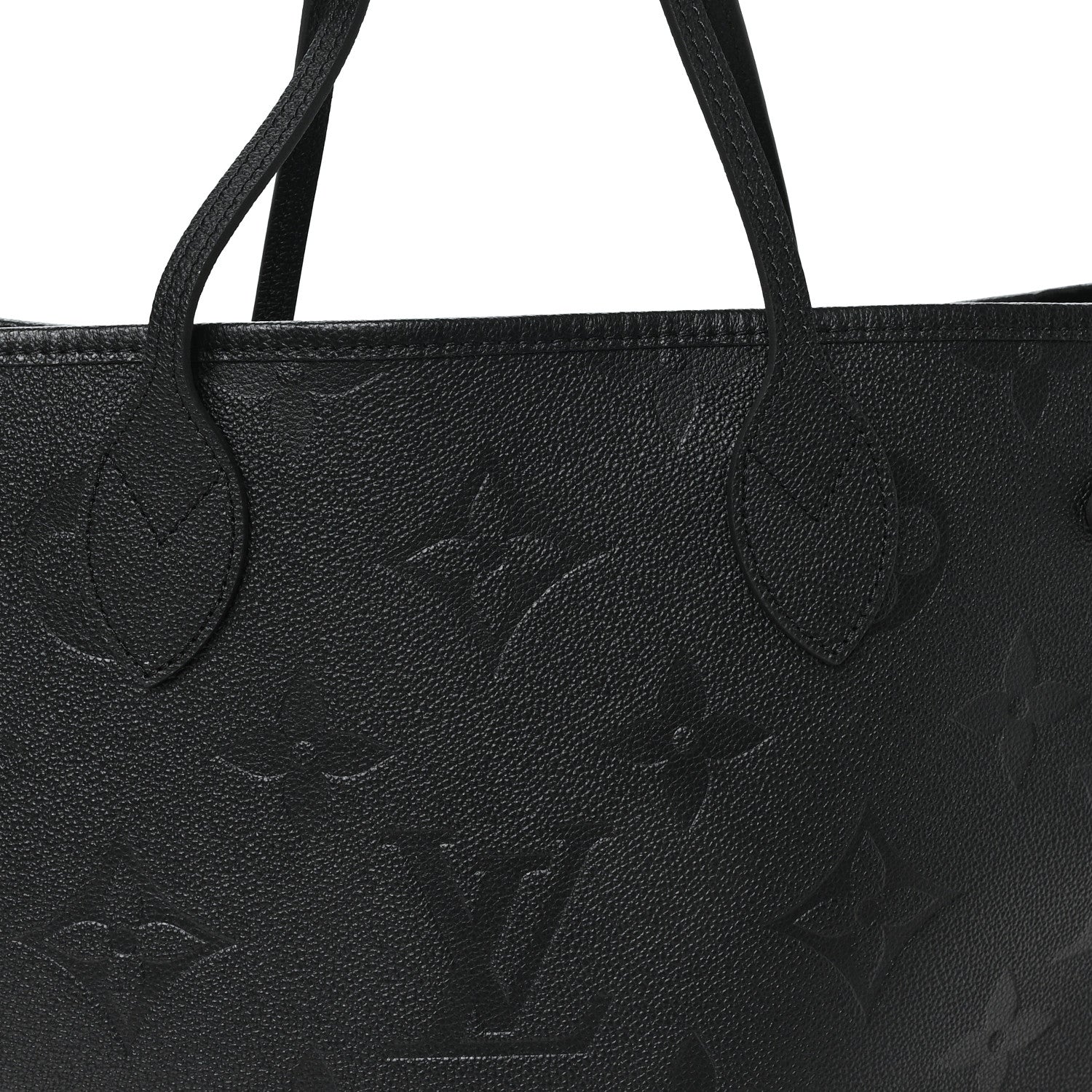 Louis Vuitton Empreinte Monogram Giant Neverfull MM Black 8 of 10