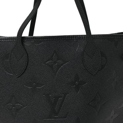 Louis Vuitton Empreinte Monogram Giant Neverfull MM Black 8 of 10