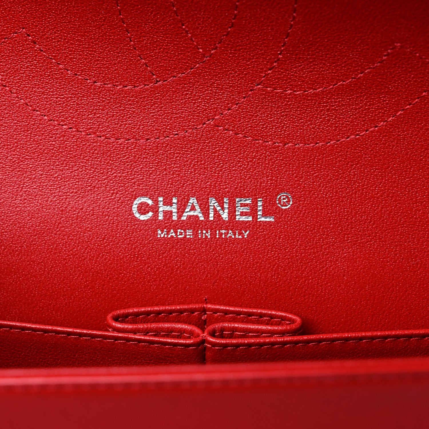 Chanel Lambskin Quilted Jumbo Double Flap Red 6 of 10