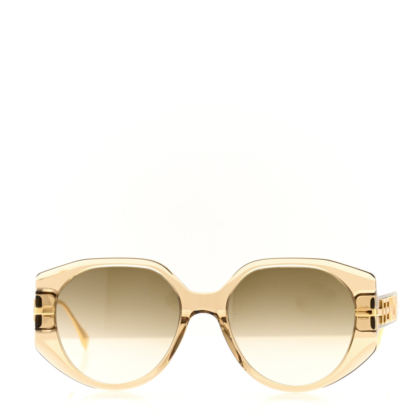Acetate FF Fendi Butterfly Sunglasses FE40083U Brown