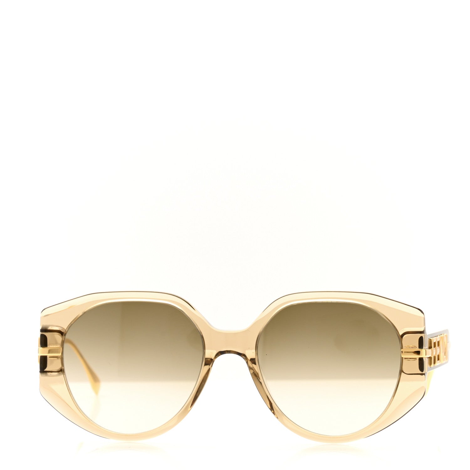 Fendi Acetate FF Fendi Butterfly Sunglasses FE40083U Brown 2 of 7