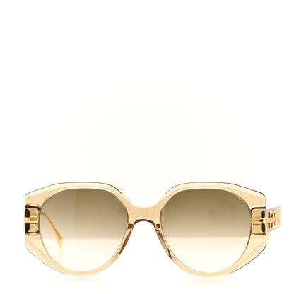 Fendi Acetate FF Fendi Butterfly Sunglasses FE40083U Brown 2 of 7
