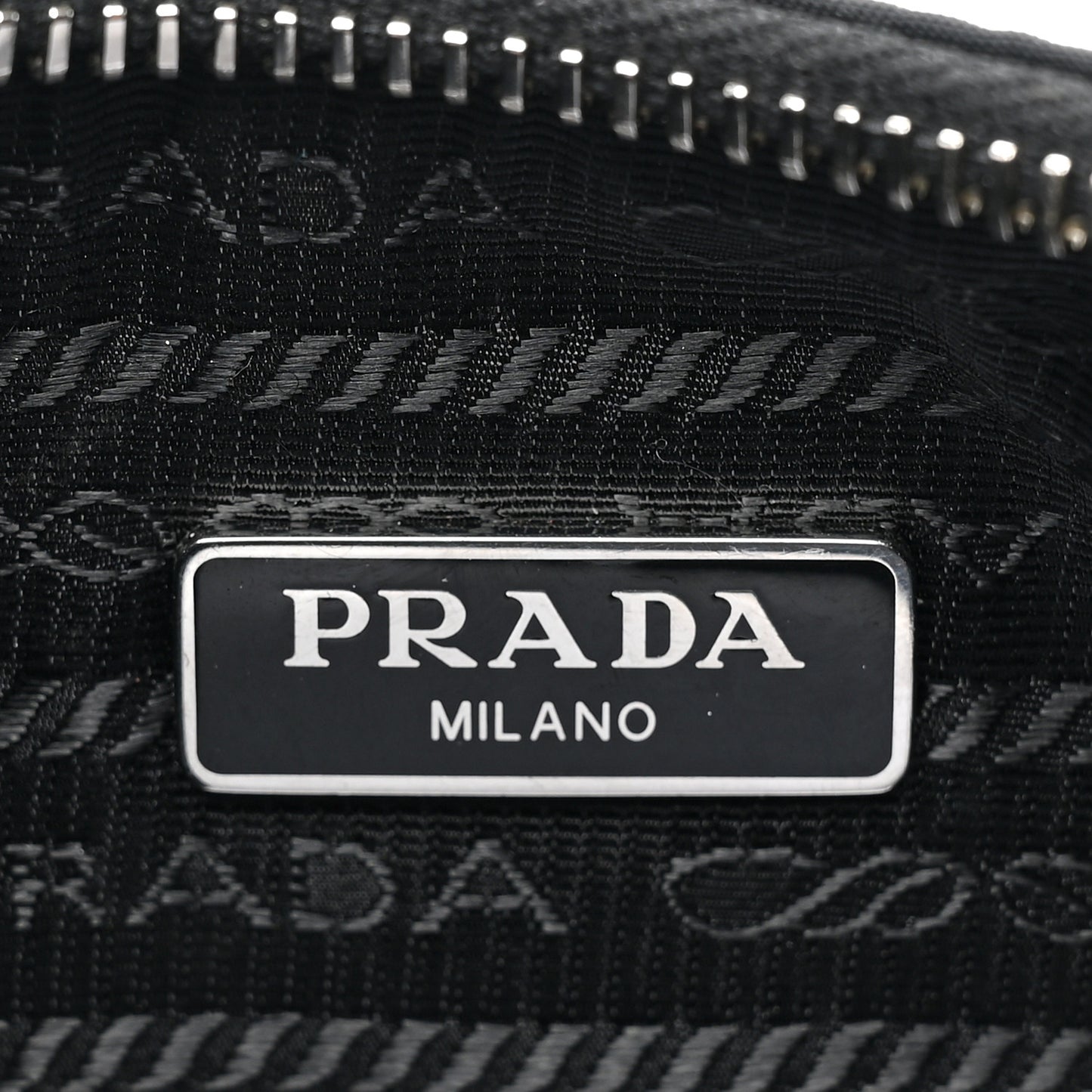Tessuto Nylon Saffiano Mini Re-Edition 2005 Bag Black