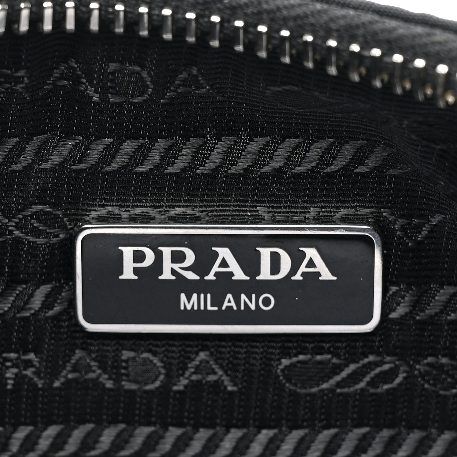Prada Tessuto Nylon Saffiano Mini Re-Edition 2005 Bag Black 6 of 9