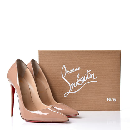 Christian Louboutin Patent So Kate 120 Pumps 39 Nude 10 of 10