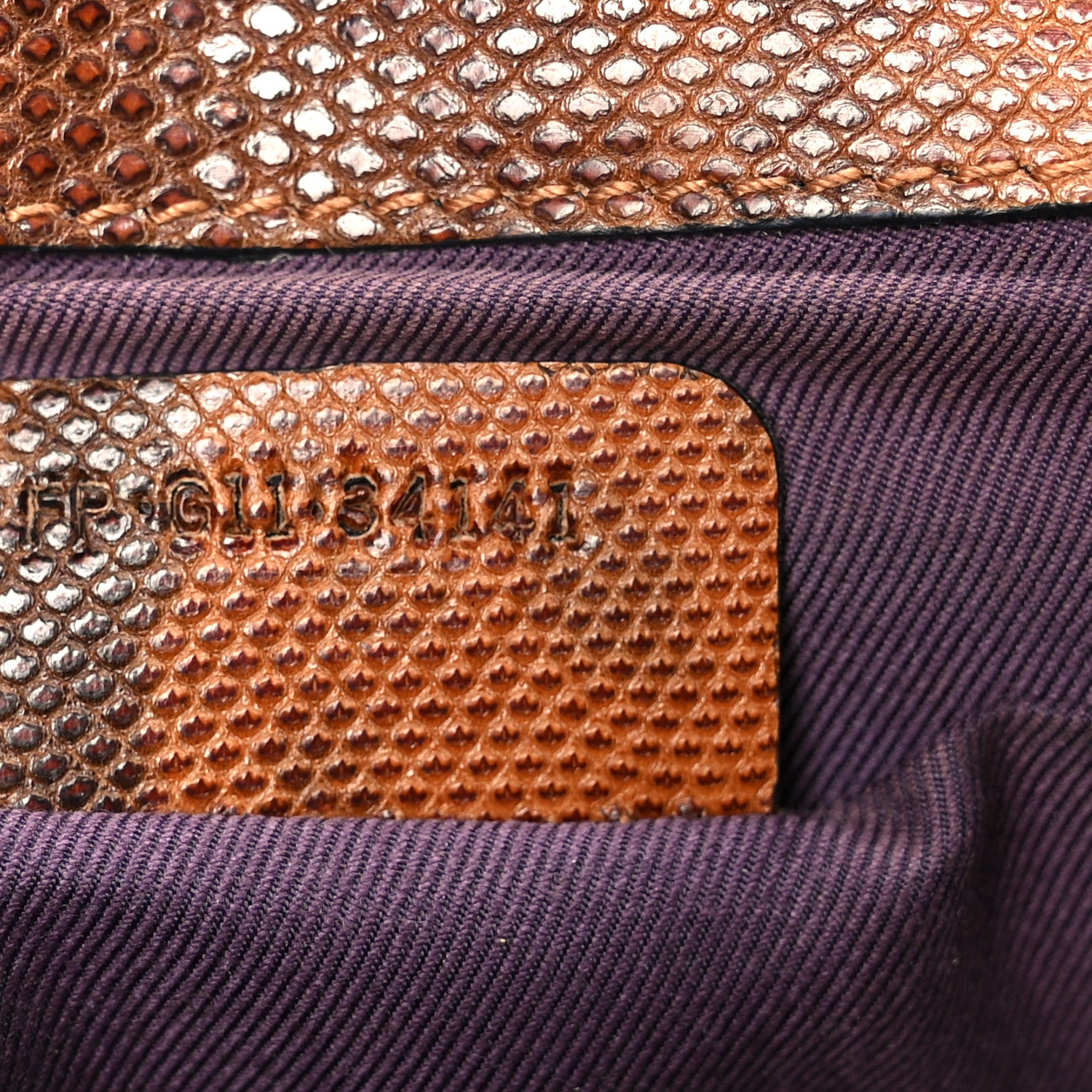 Bulgari Karung Serpenti Forever Medium Shoulder Bag Brown 7 of 11