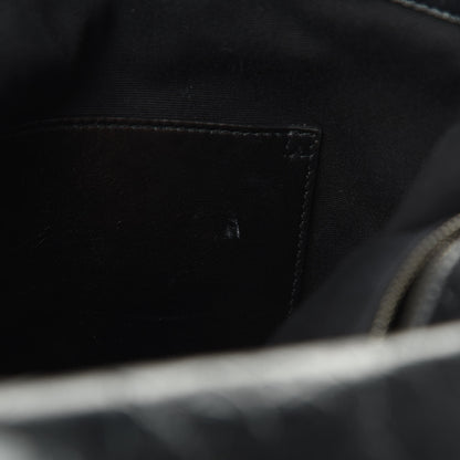 Saint Laurent Crinkled Calfskin Matelasse Monogram Large Niki Chain Satchel Black 11 of 12