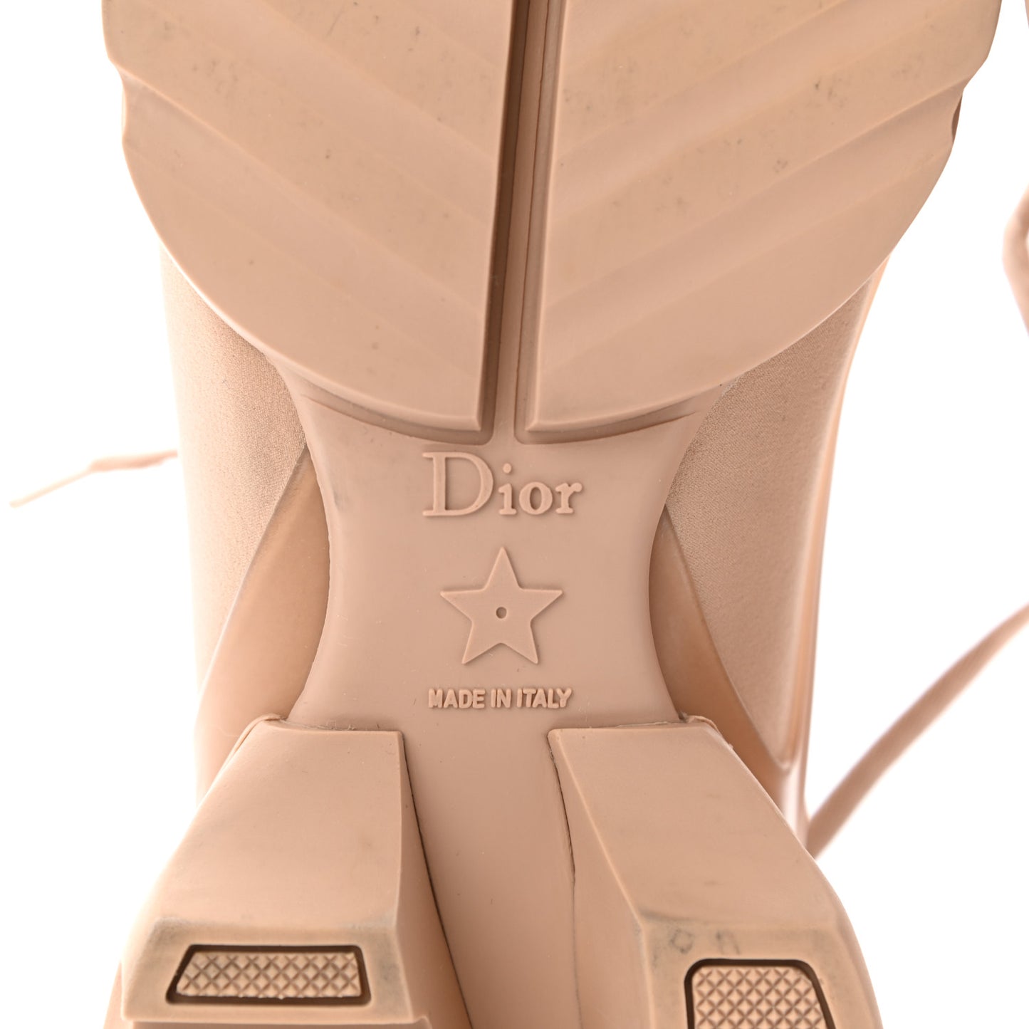 Neoprene Rubber Womens D-Connect Sneakers 36 Nude