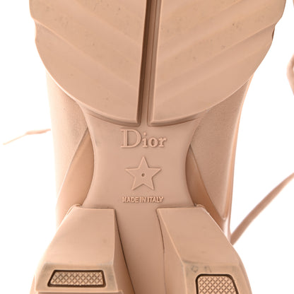 Christian Dior Neoprene Rubber Womens D-Connect Sneakers 36 Nude 6 of 15