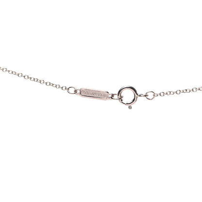 Tiffany 18K Rose Gold Diamond Small T Smile Pendant Necklace 6 of 8