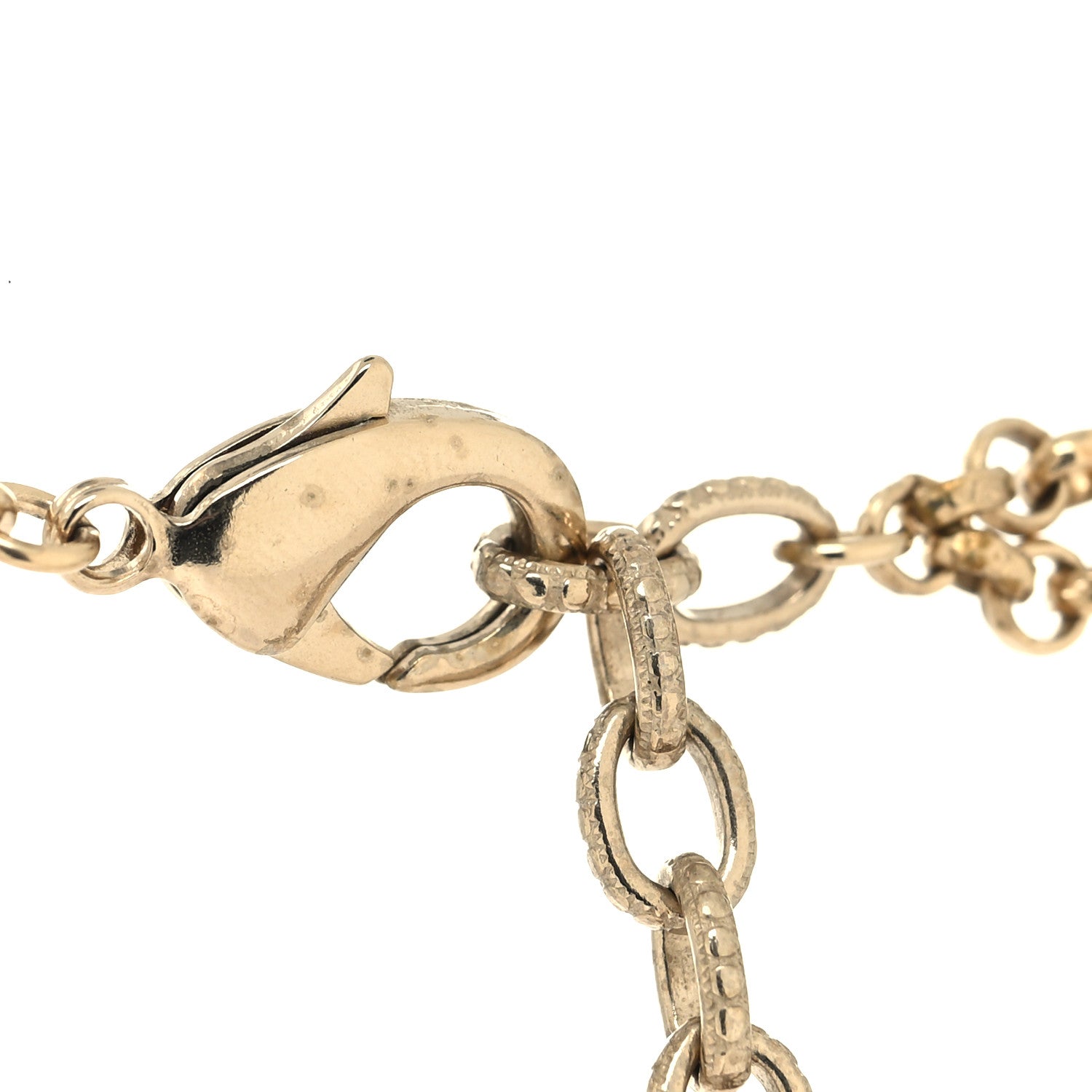Chanel Crystal Pearl Flower CC Multi Strand Necklace Belt Pink Gold 4 of 6