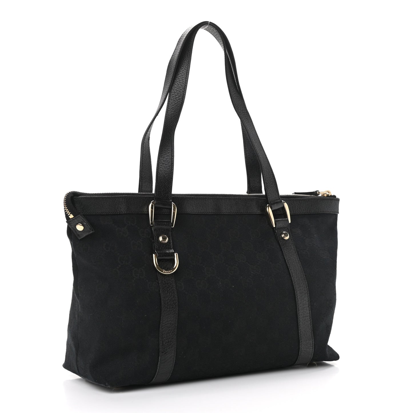 Monogram Abbey Medium Tote Black