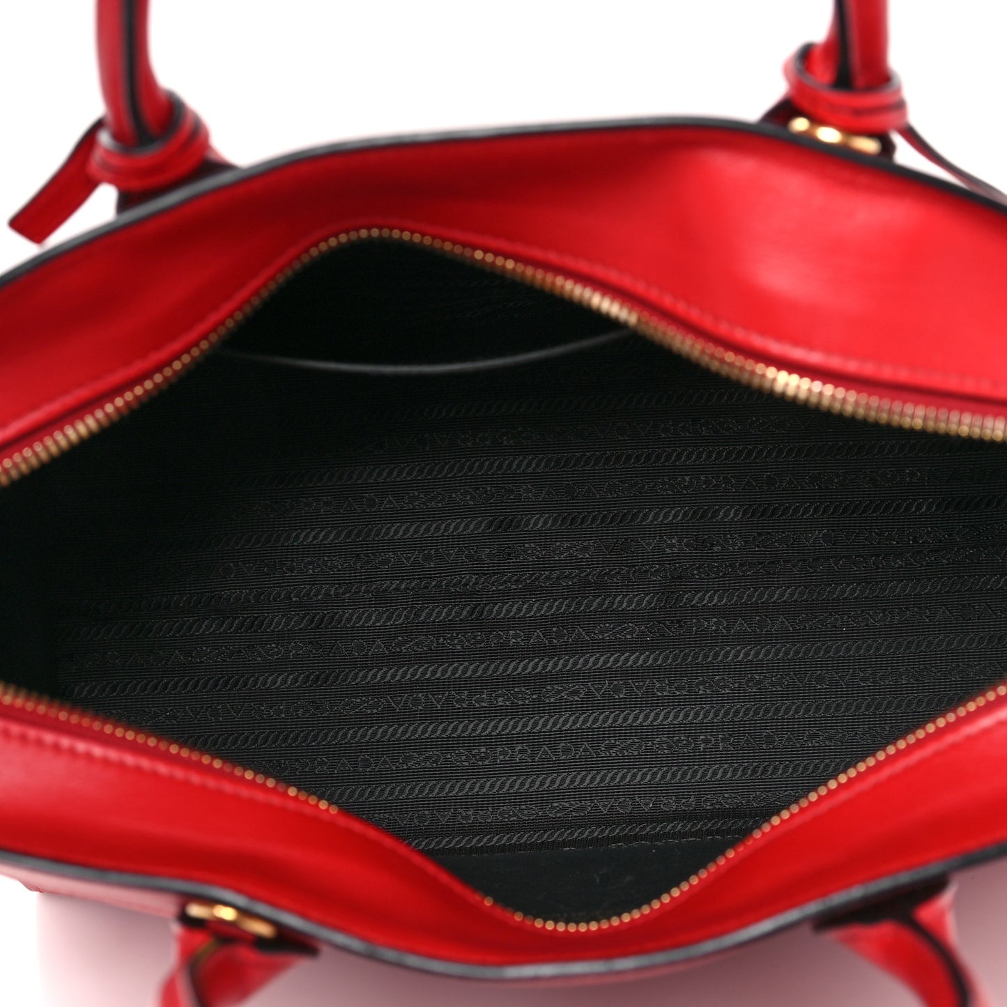 Saffiano City Calfskin Medium Esplanade Tote Rosso