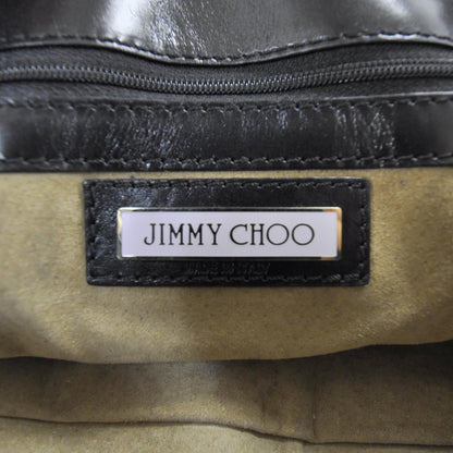 Jimmy Choo Leather Suede Tam Bag Black 7 of 7