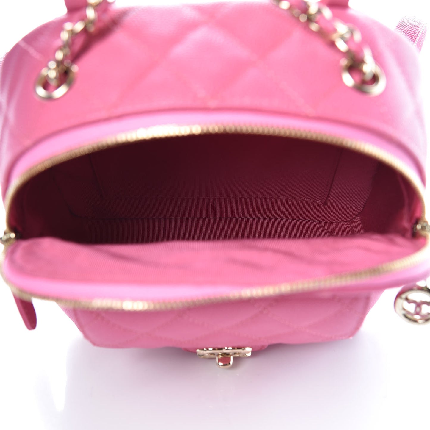 Caviar Quilted Small CC Day Backpack Pink