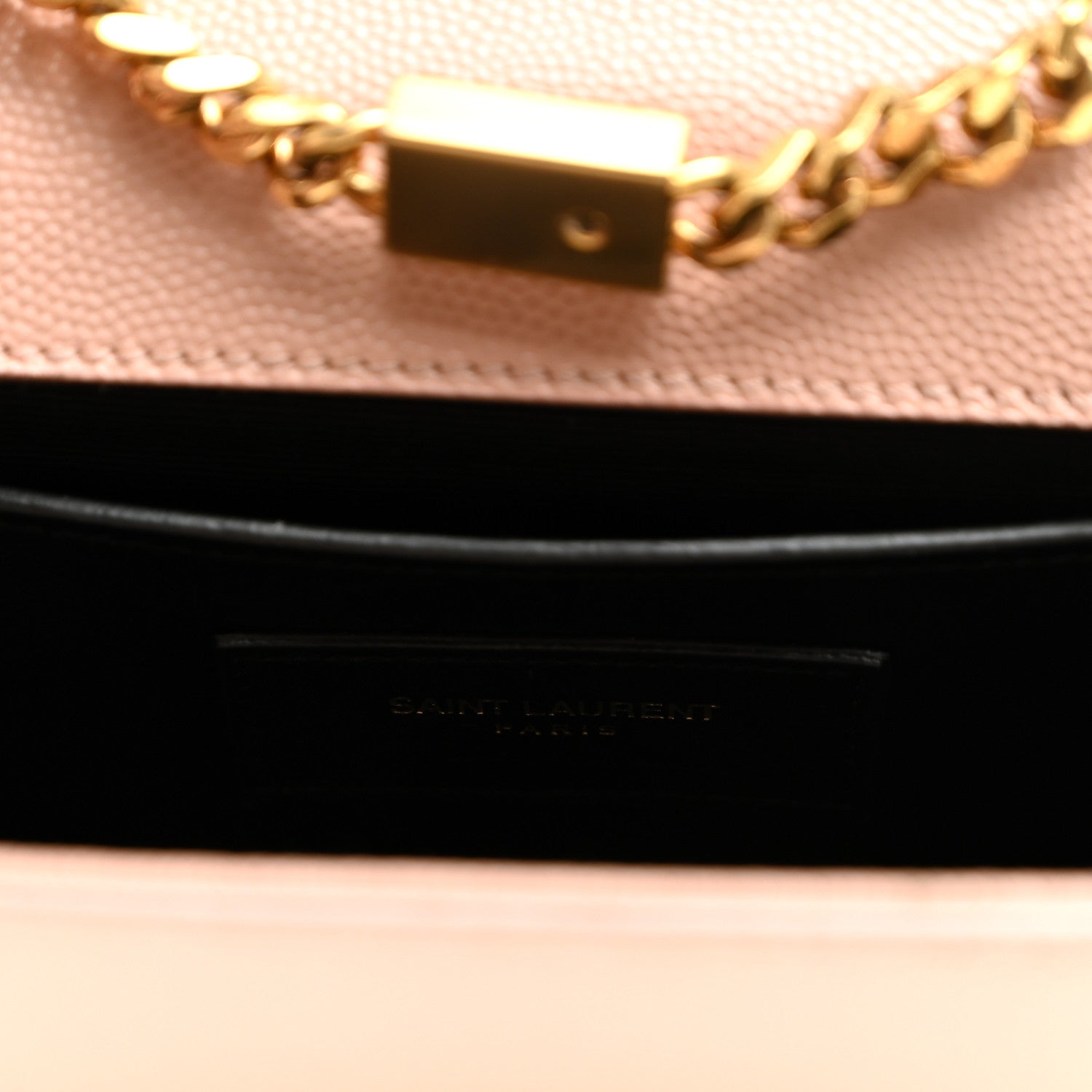 Saint Laurent Grain De Poudre Small Monogram Kate Satchel Pale Blush 6 of 11