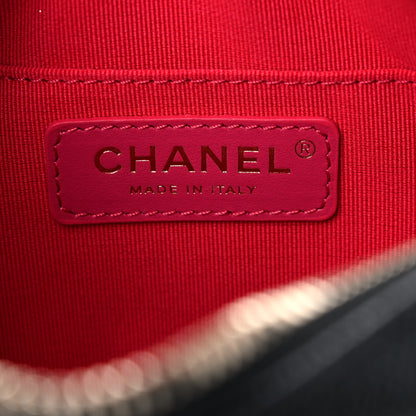 Chanel Shiny Caviar Quilted Chain Melody Camera Bag Black 8 of 9