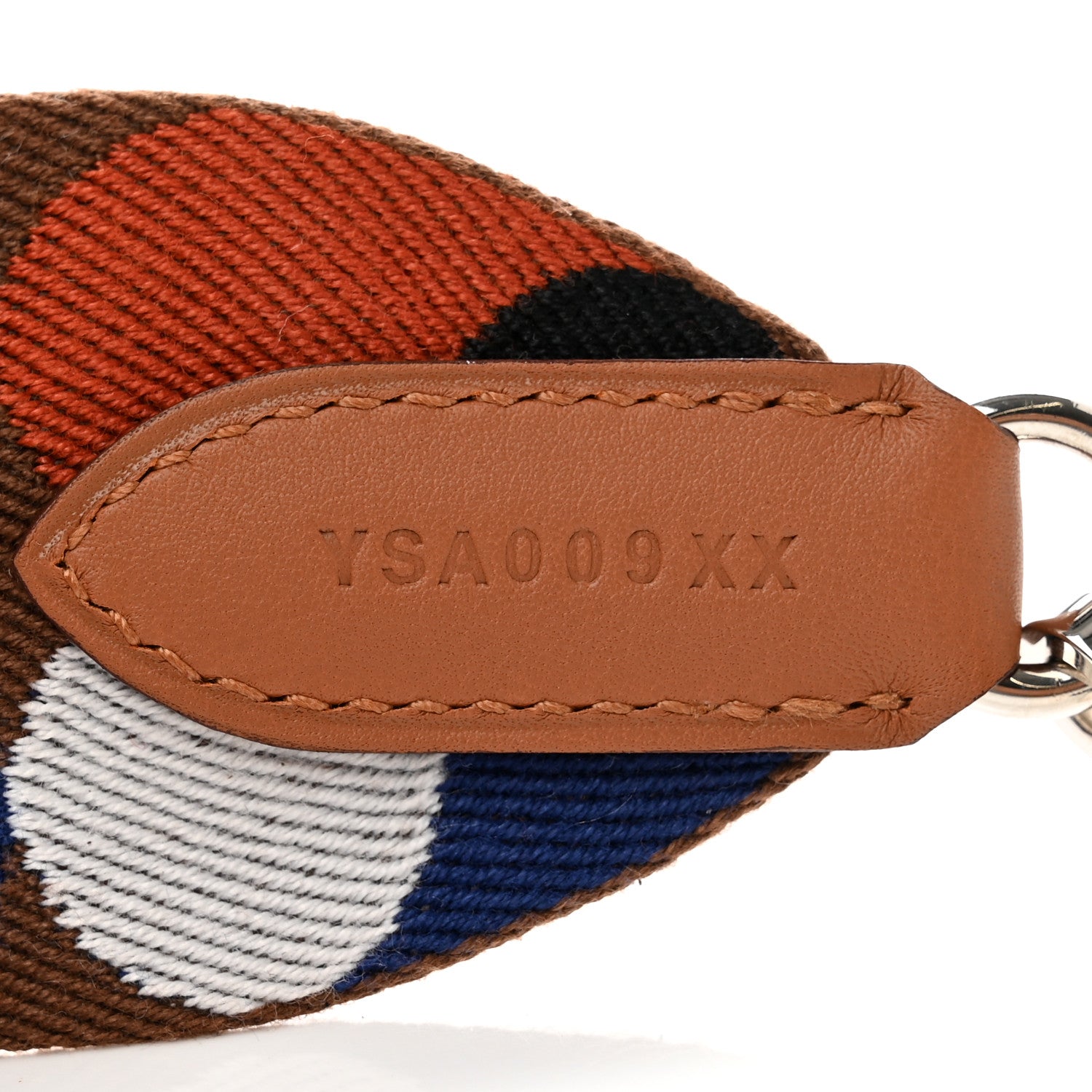 Hermes Toile Swift 50mm Sangle Flipperball Shoulder Strap Noisette Cuivre Gold 3 of 3