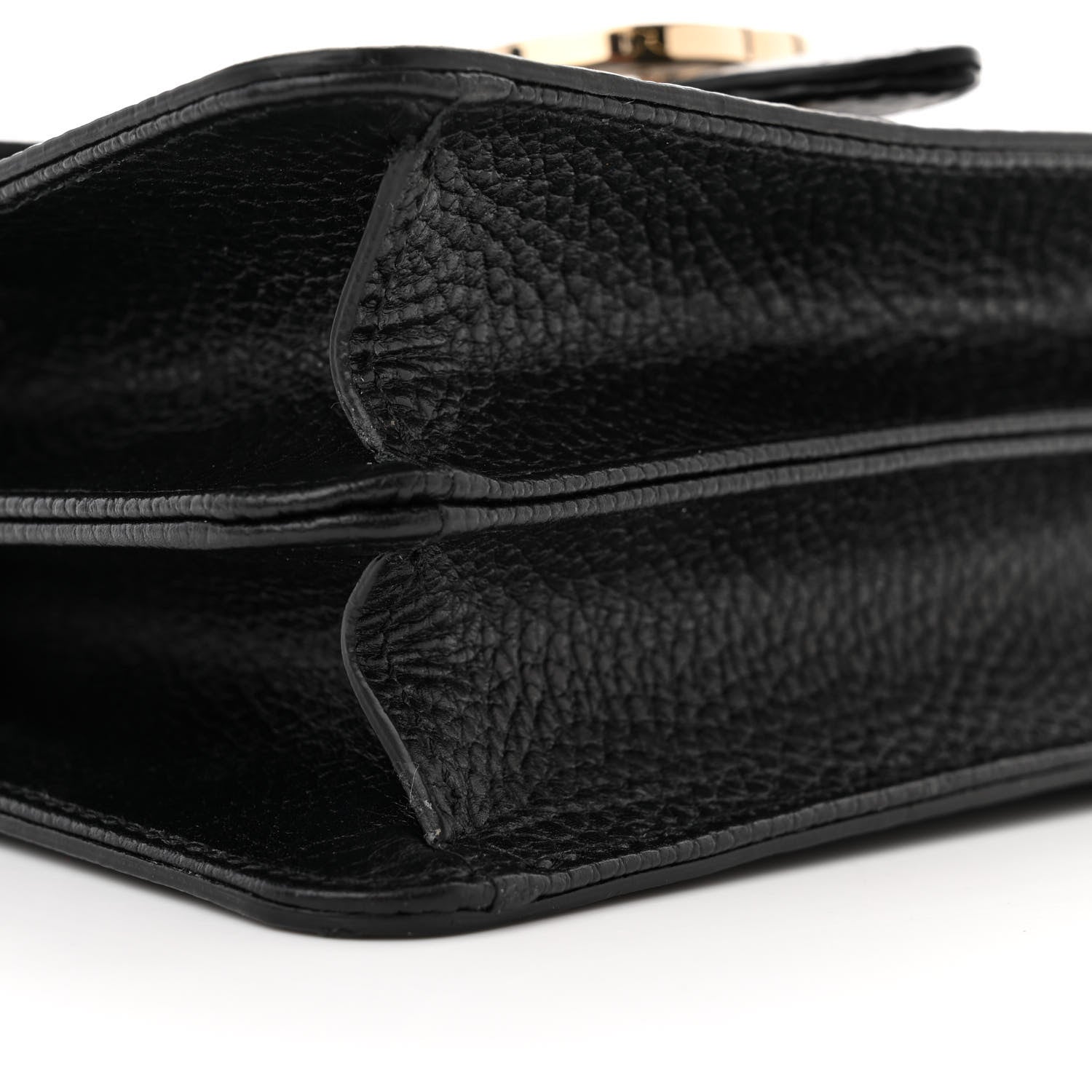 Gucci Dollar Calfskin Small Interlocking G Shoulder Bag Black 9 of 11