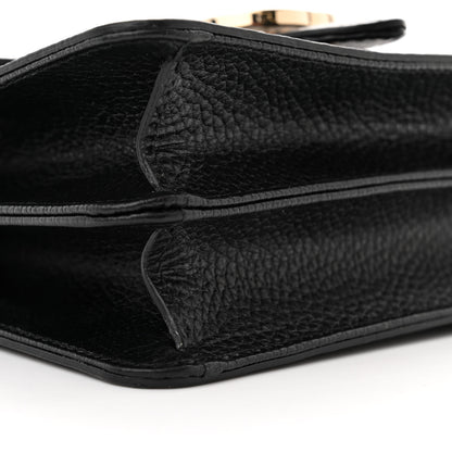 Gucci Dollar Calfskin Small Interlocking G Shoulder Bag Black 9 of 11