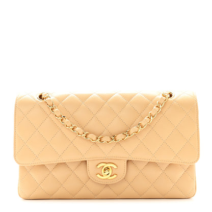 Chanel Caviar Quilted Medium Double Flap Beige 1 of 11