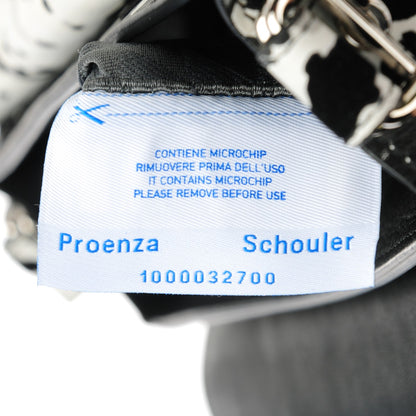 Proenza Schouler Mosaic Print Lambskin Mini PS11 Classic Shoulder Bag Mint Grey White 8 of 8