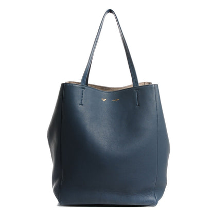 Celine Grained Calfskin Medium Horizontal Cabas Phantom Slate 1 of 7