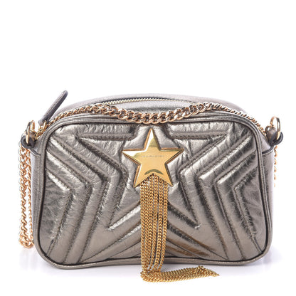 Stella McCartney Metallic Alter Nappa Star Patch Shoulder Bag Gold 1 of 10