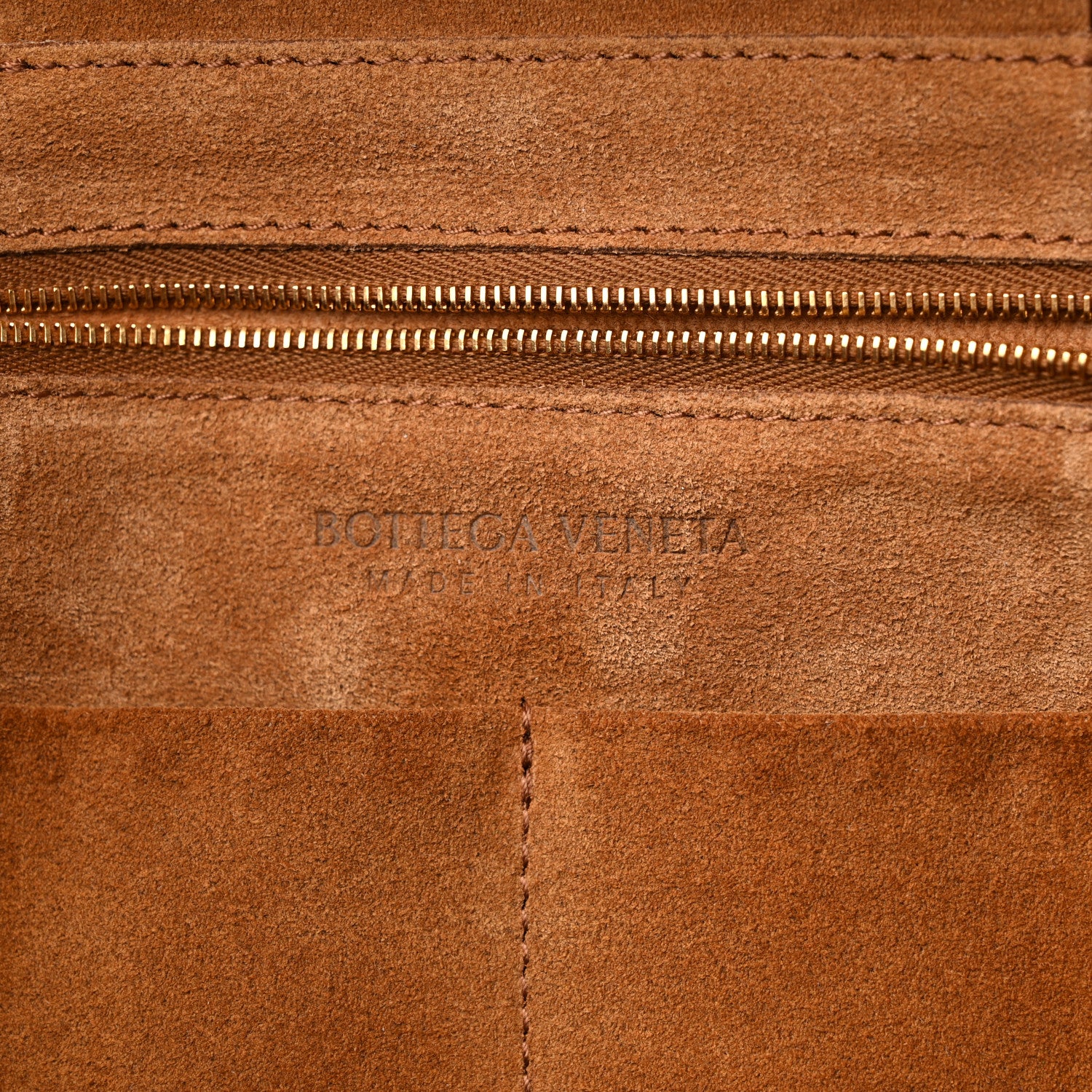 Bottega Veneta Grained Calfskin Maxi Intrecciato Arco Caramel 10 of 10