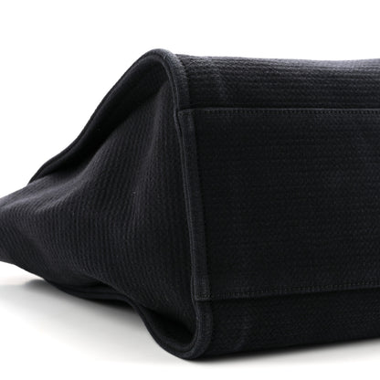 Chanel Mixed Fibers Medium Deauville Tote Black 10 of 12