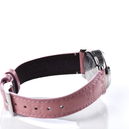 Gucci Stainless Steel Calfskin 27mm G-Timeless Quartz Watch Pink 7 of 8