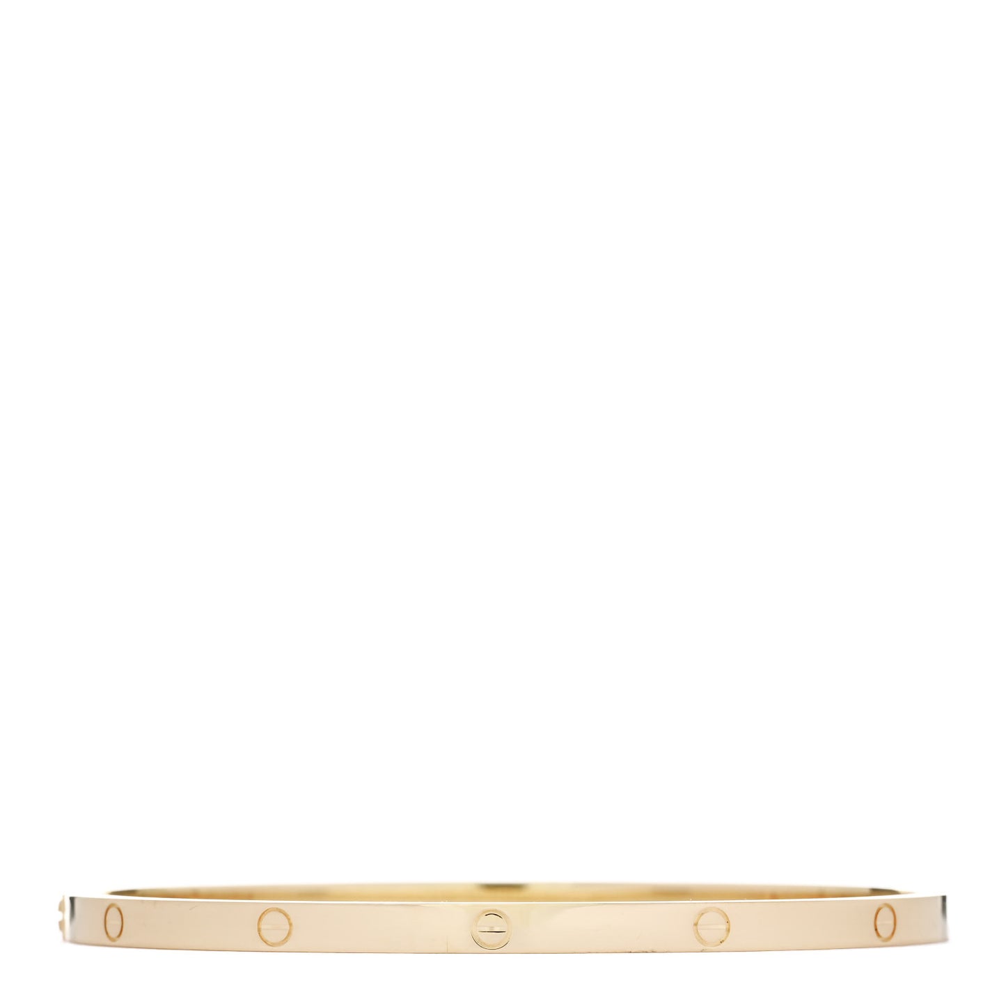 18K Yellow Gold Small LOVE Bracelet 19