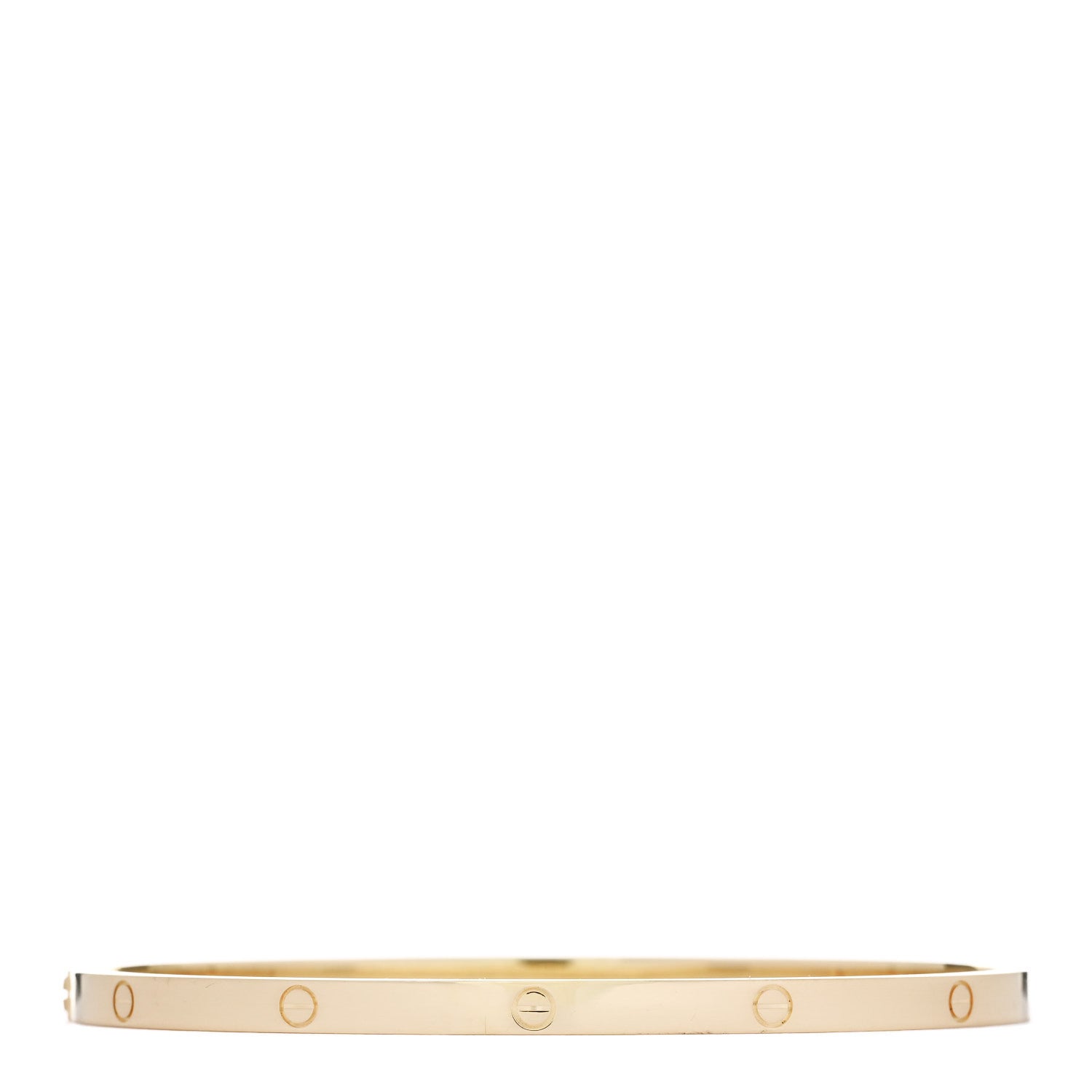 Cartier 18K Yellow Gold Small LOVE Bracelet 19 2 of 8