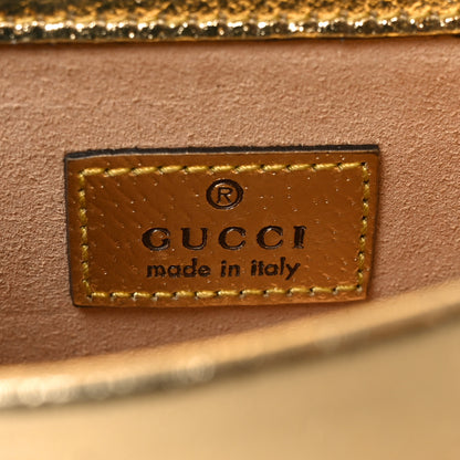 Gucci Metallic Calfskin Super Mini Dionysus Shoulder Bag Gold 6 of 10