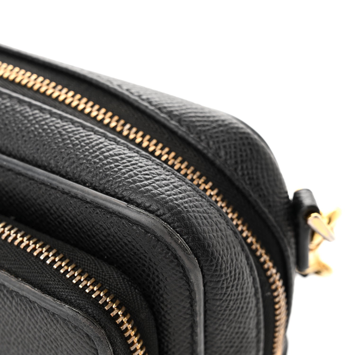 Christian Dior Grained Calfskin Caro Double Pouch Black 16 of 16