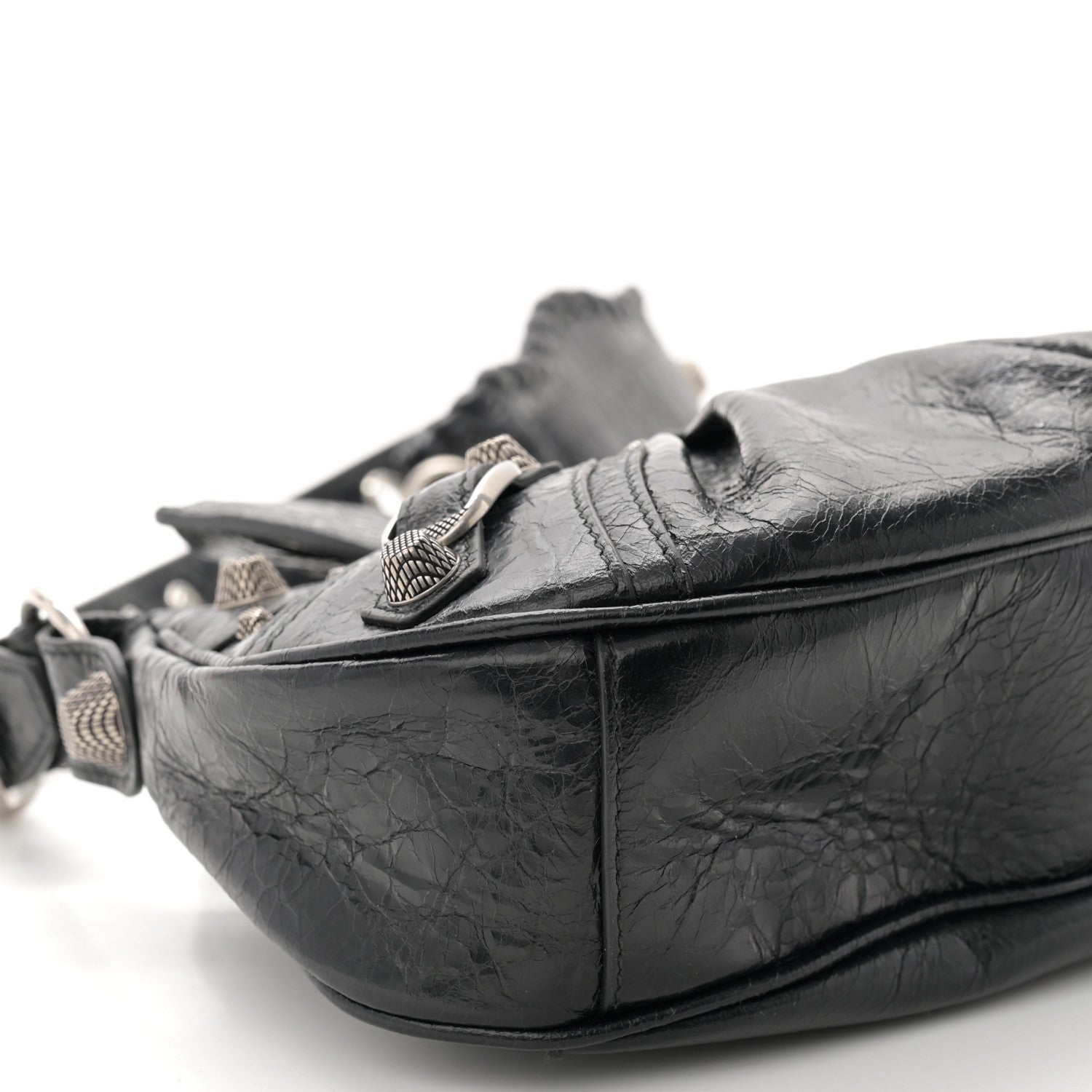 Balenciaga Agneau Arena Le Cagole Shoulder Bag XS Black 10 of 11