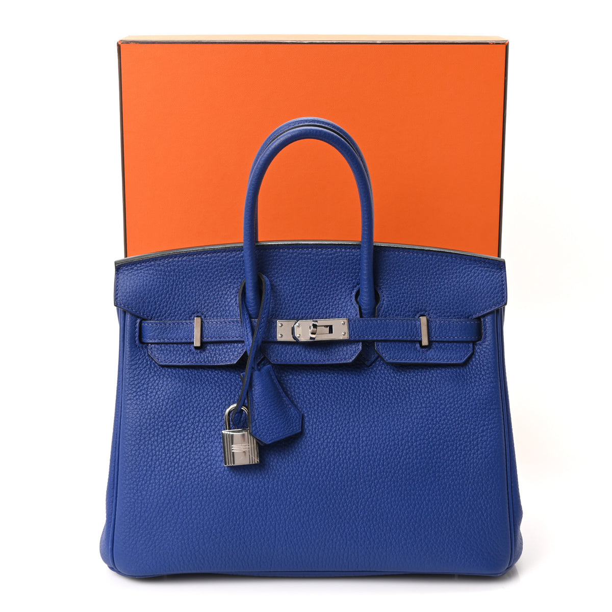 Togo Birkin 25 Bleu Electrique
