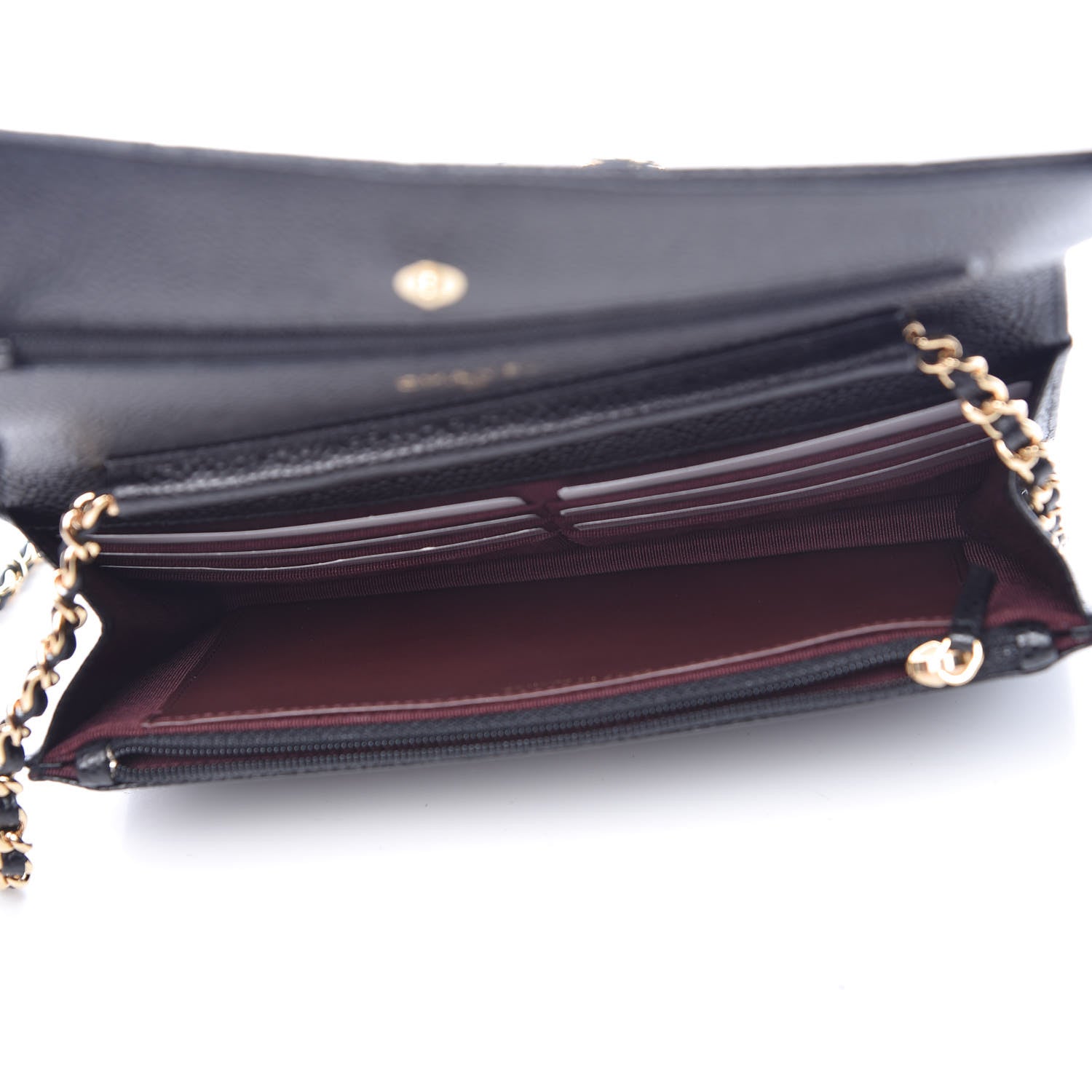 Chanel Caviar Quilted Wallet On Chain WOC Black 5 of 11