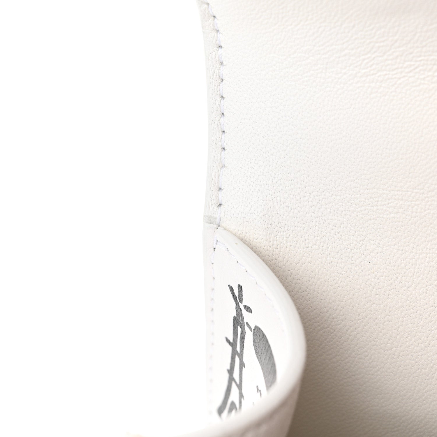 Balenciaga Smooth Calfskin Graffiti Hourglass Top Handle Bag XS White Black 13 of 14