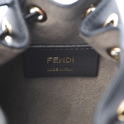 Fendi Vitello Liberty Lucido F is Fendi Mini Mon Tresor Bucket Bag Black 6 of 8