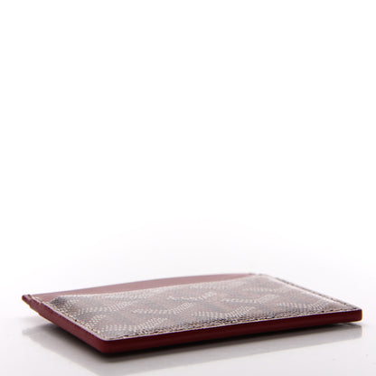 Goyard Goyardine Saint Sulpice Card Holder Red 4 of 6