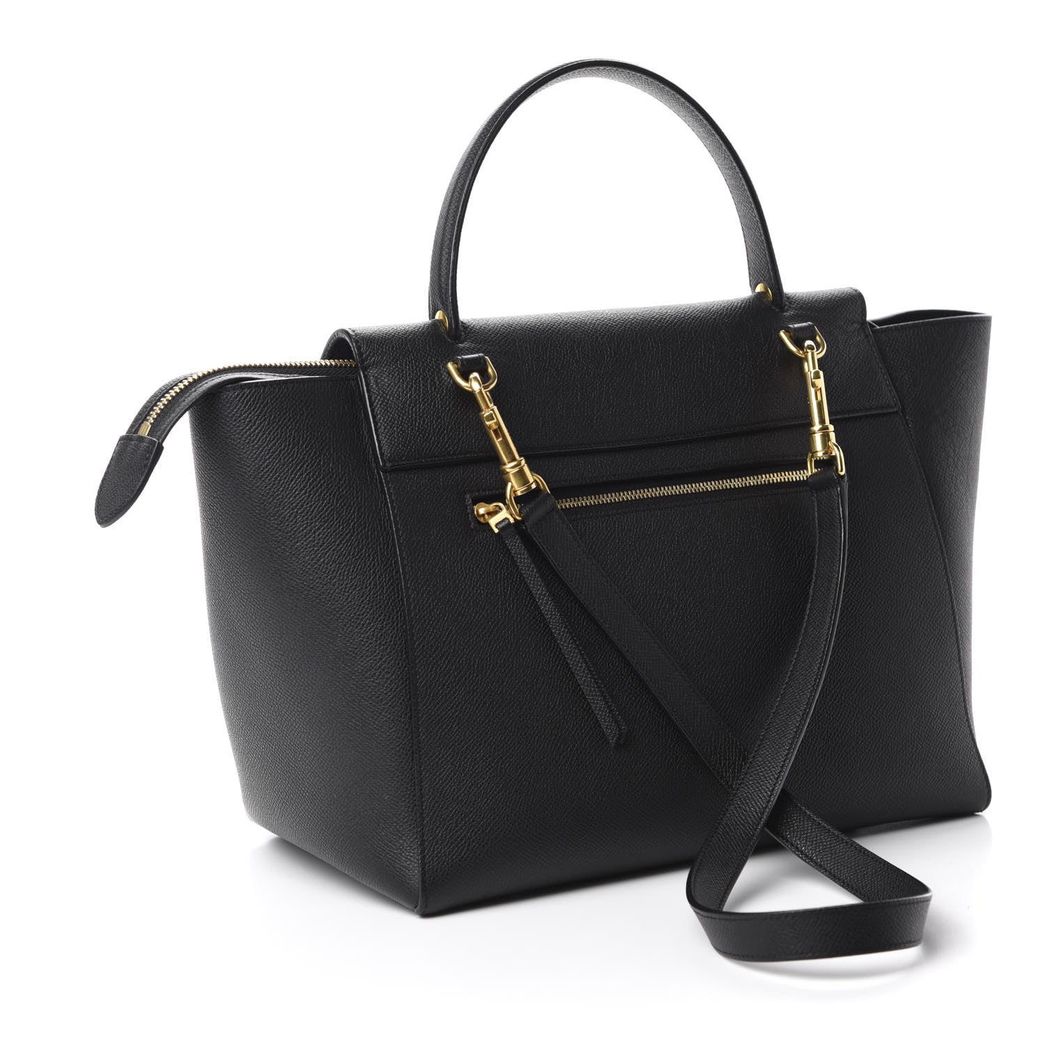 Celine Grained Calfskin Mini Belt Bag Black 4 of 10