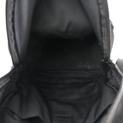 Christian Dior X KAWS Nylon Calfskin Logo Backpack Black 5 of 12