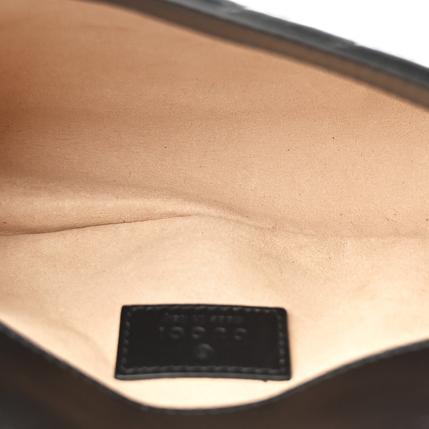 Calfskin Matelasse Monochrome GG Marmont Chain Belt Bag Black